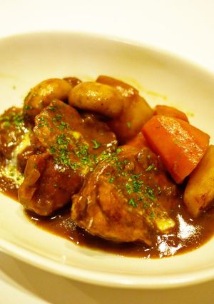 豚ヒレ肉のデミグラスソース煮込み-レシピのメイン写真