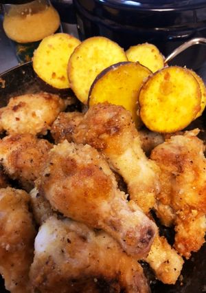 姜葱醤で手羽元の揚げ焼き-レシピのメイン写真