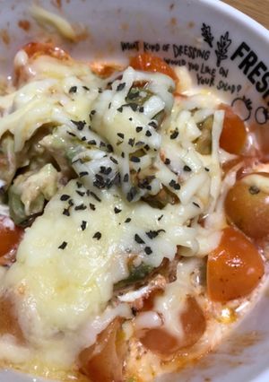 アボカドとトマトのオーロラソースチーズ-レシピのメイン写真