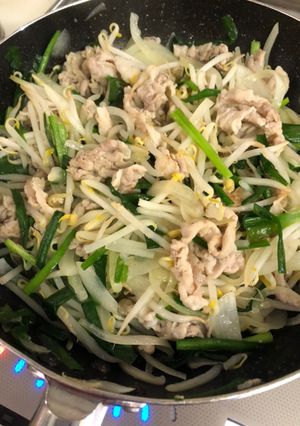 野菜たっぷり スタミナ味ぽん炒め-レシピのメイン写真