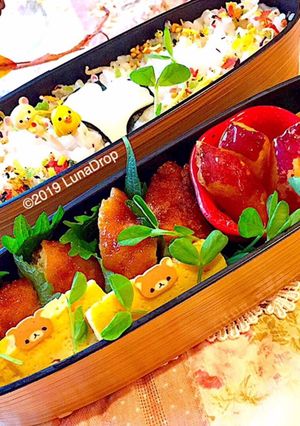 ささみカツと卵焼き 中学生 弁当 詰め方-レシピのメイン写真