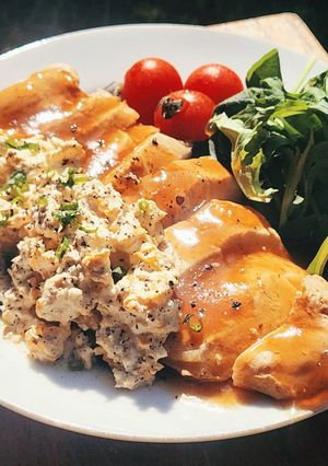 迷ったらこれ♪レンジ6分♪鶏むね肉で照り-レシピのメイン写真