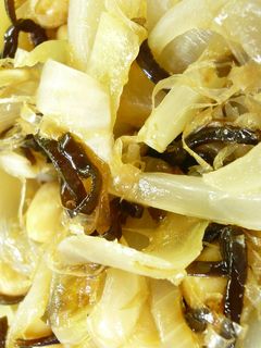 新玉ねぎと大豆の和え物。-レシピのメイン写真