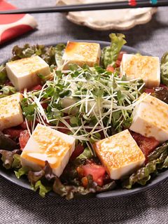 焼肉のたれがドレッシングに!豆腐サラダ-レシピのメイン写真
