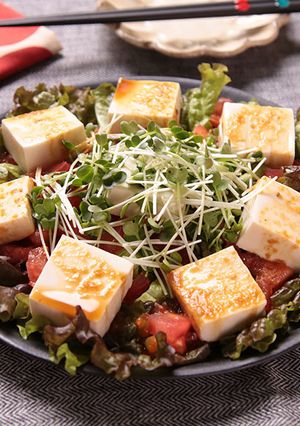 焼肉のたれがドレッシングに！豆腐サラダ-レシピのメイン写真