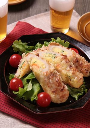 サクもちっ☆鯖ちくわのポテサラ天ぷら-レシピのメイン写真