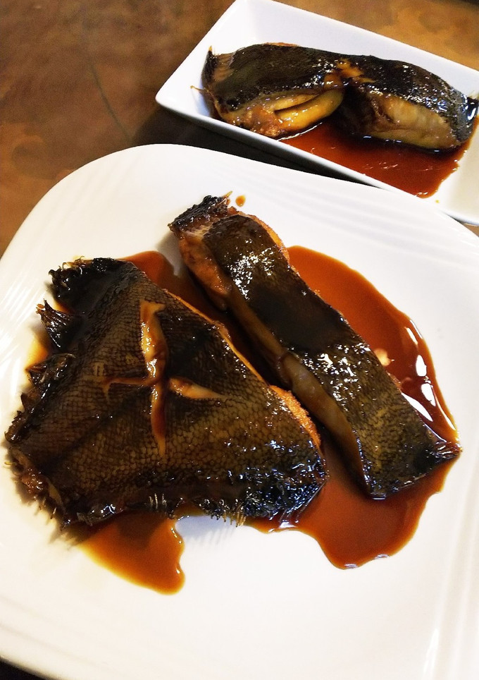 水を使わないカレイの煮付け♪-レシピのメイン写真