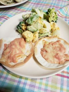 余った餃子の皮でミニピザ-レシピのメイン写真