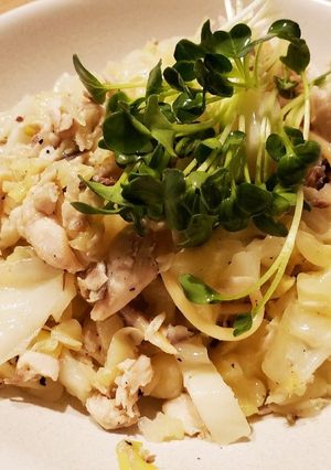サバ塩とキャベツのパスタ-レシピのメイン写真