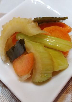 やみつき☆セロリの醤油漬け-レシピのメイン写真