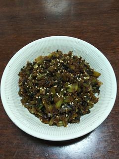 つくだ煮(大根、かぶの茎)-レシピのメイン写真