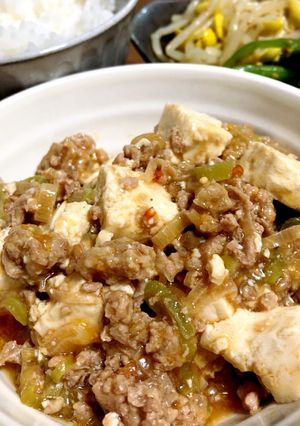 家にある材料で！我が家の麻婆豆腐-レシピのメイン写真