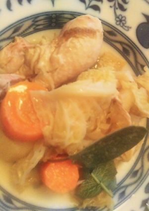 サボイキャベツと鶏肉の煮込み-レシピのメイン写真