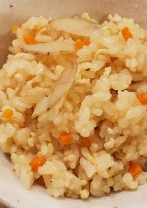 優しい味♪鶏ごぼう炊き込みごはん-レシピのメイン写真