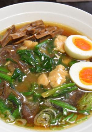 ほうれん草のあんかけラーメン-レシピのメイン写真