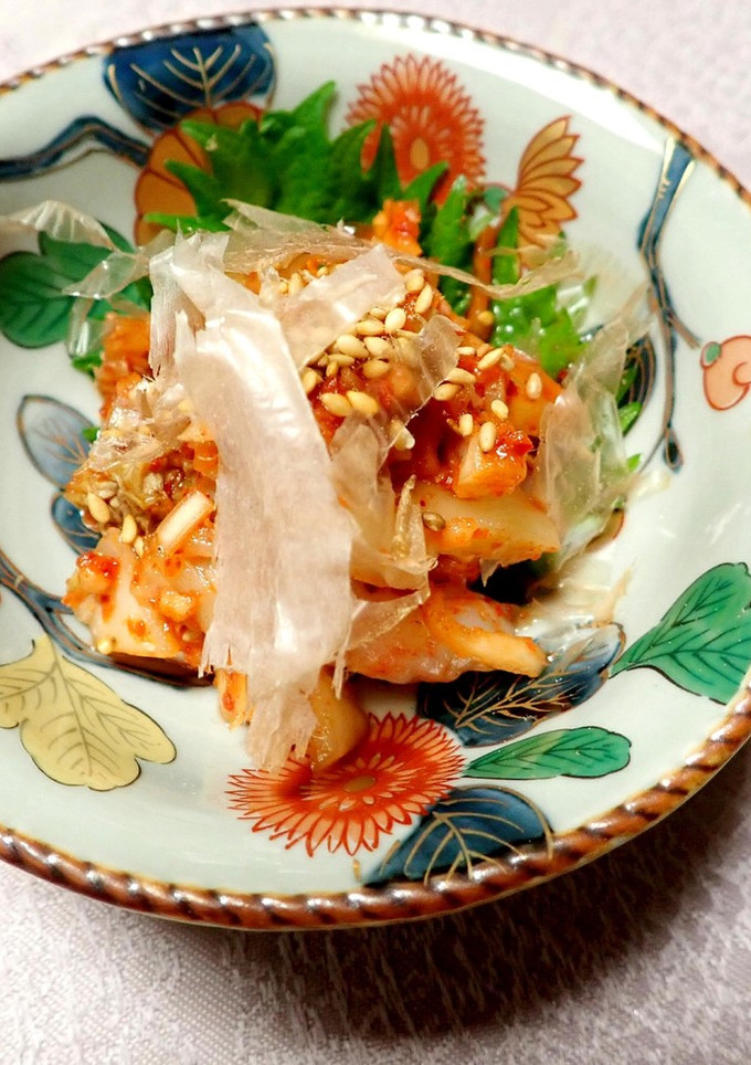 甘海老とキムチの和え物-レシピのメイン写真