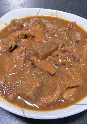 圧力鍋で牛すじ入りどて煮-レシピのメイン写真