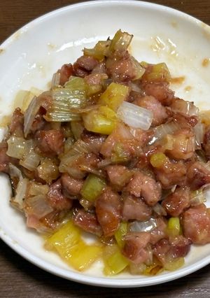 香薫ウインナーと長ネギの味噌そぼろ-レシピのメイン写真
