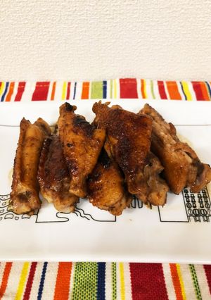 ご飯が進む！手羽中(手羽先)の炒り煮-レシピのメイン写真