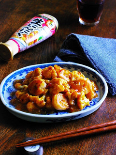 カリフラワーと海老の中華風とろみあんとじ-レシピのメイン写真