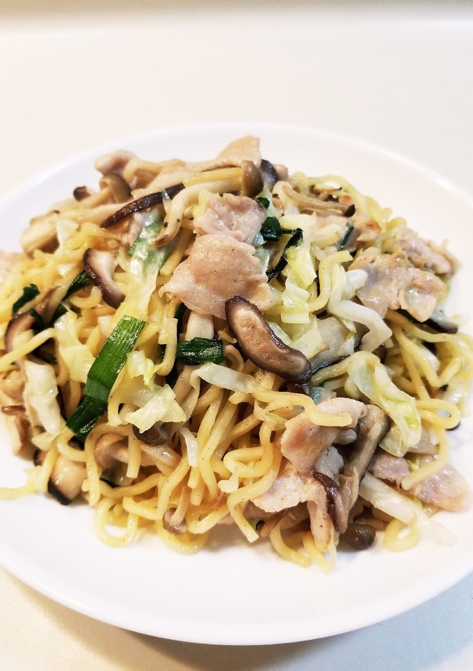 簡単　和風キノコ焼きそば-レシピのメイン写真