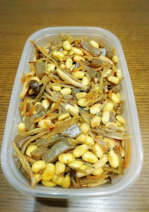 大豆の入ったキンピラごぼう-レシピのメイン写真