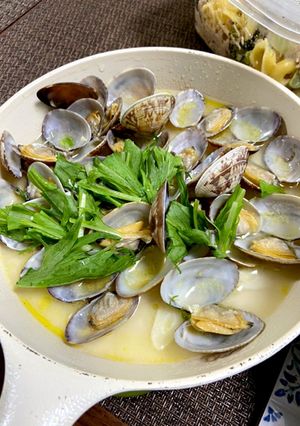 あさりの洋風酒蒸し-レシピのメイン写真