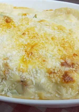 煮ぼうとうで気まぐれポテトグラタン-レシピのメイン写真