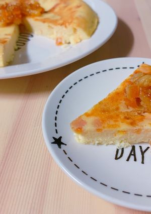 炊飯器で簡単！おからパウダーチーズケーキ-レシピのメイン写真