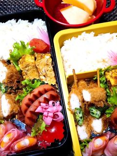 息子と娘のお弁当 '19.11.29-レシピのメイン写真