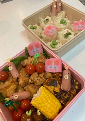 2019年　娘小1お弁当-レシピのメイン写真