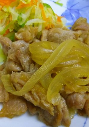 【病院】豚肉しょうがやき【給食】-レシピのメイン写真
