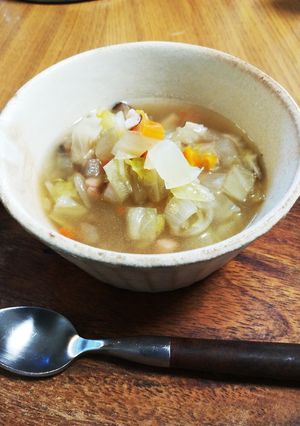 【ダイエット】野菜たっぷりコンソメスープ-レシピのメイン写真