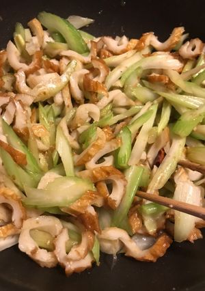 作り置きokセロリとちくわの無限きんぴら-レシピのメイン写真