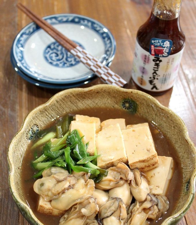 かきと焼き豆腐のすき焼き風-レシピのメイン写真