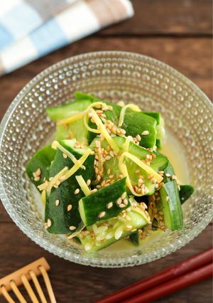 中華風♪たたききゅうりの甘酢和え-レシピのメイン写真