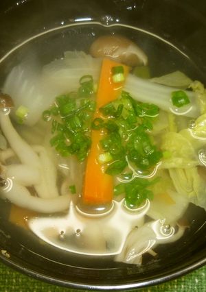 とろとろ白菜のすまし汁-レシピのメイン写真