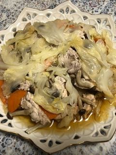 キャベツと豚肉の重ね煮-レシピのメイン写真