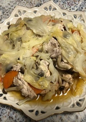 キャベツと豚肉の重ね煮-レシピのメイン写真