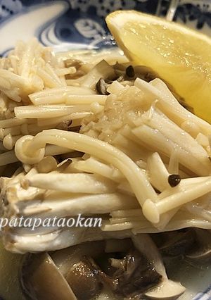 レンジで時短♪キノコのレモンバターあえ-レシピのメイン写真