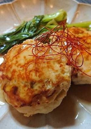 鶏ハンバーグ～中華風ダレ～-レシピのメイン写真