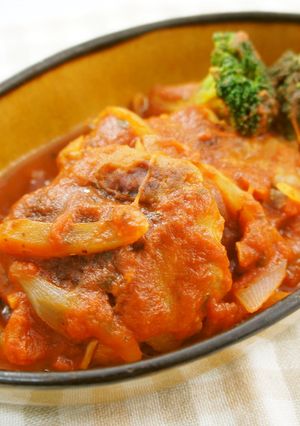 チキンのトマト煮込み-レシピのメイン写真