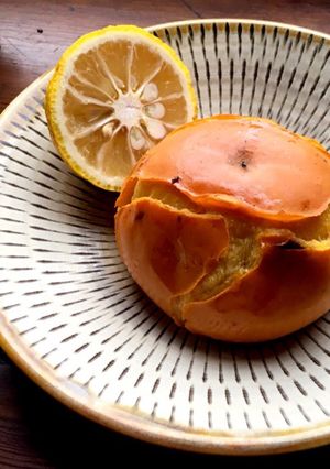 【薪ストーブ】とろける焼き柿。簡単薬膳-レシピのメイン写真