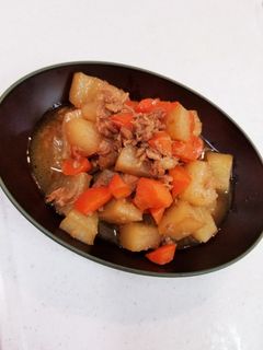 ツナと大根の煮物(*´˘`*)♡-レシピのメイン写真