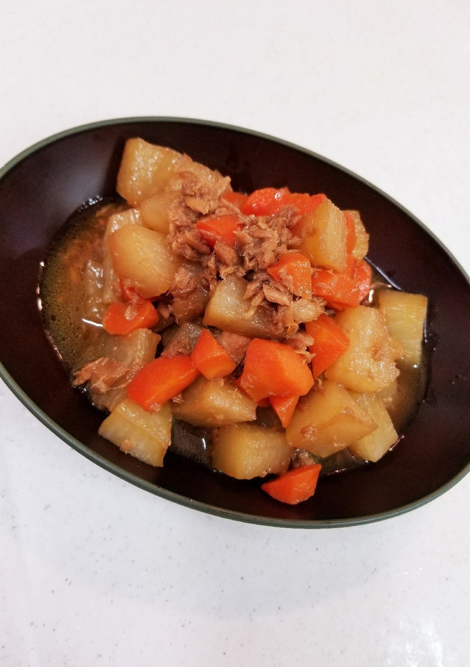 ツナと大根の煮物（*´˘`*）♡-レシピのメイン写真