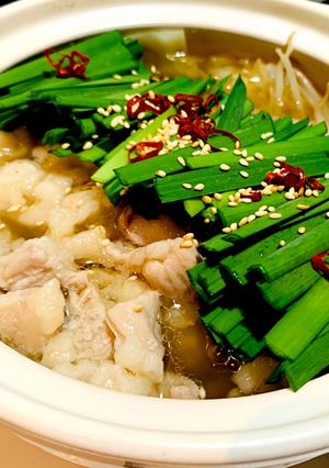 簡単！醤油スープもつ鍋！-レシピのメイン写真