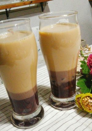 コメダ風小豆カフェオレ☆-レシピのメイン写真