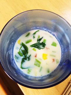 ケールの簡単スープ-レシピのメイン写真