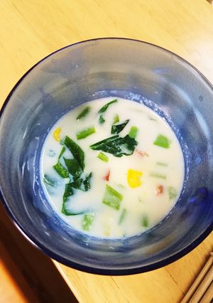 ケールの簡単スープ-レシピのメイン写真
