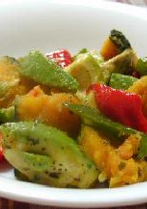 イタリア風・夏野菜のバジル炒め__Italian Sauted Vegetables Seasoned Basil-レシピのメイン写真